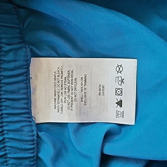 Columbia Womens Teal Blue Nylon Shorts Size Small - Picture 12 of 12